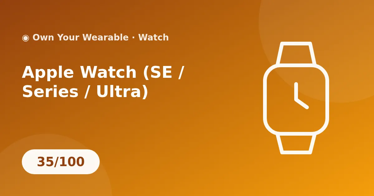 Apple Watch (SE / Series / Ultra) illustration