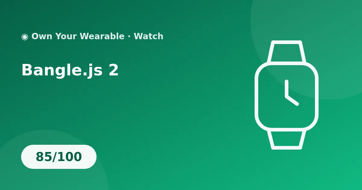 Bangle.js 2 illustration