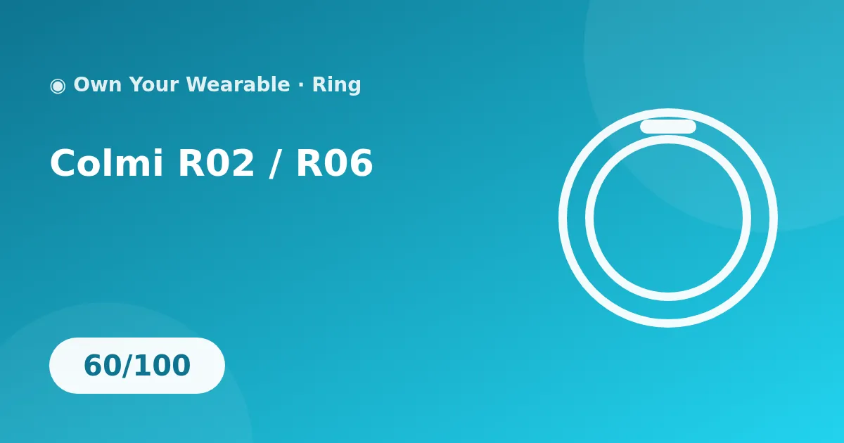 Colmi R02 / R06 illustration