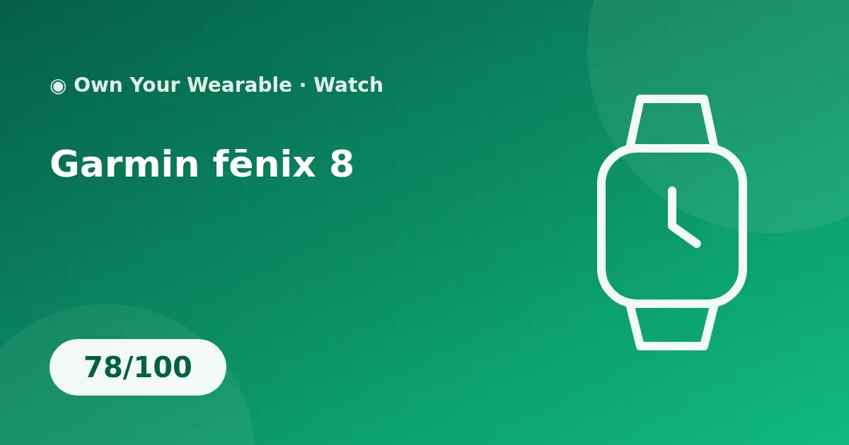 Garmin fēnix 8 illustration