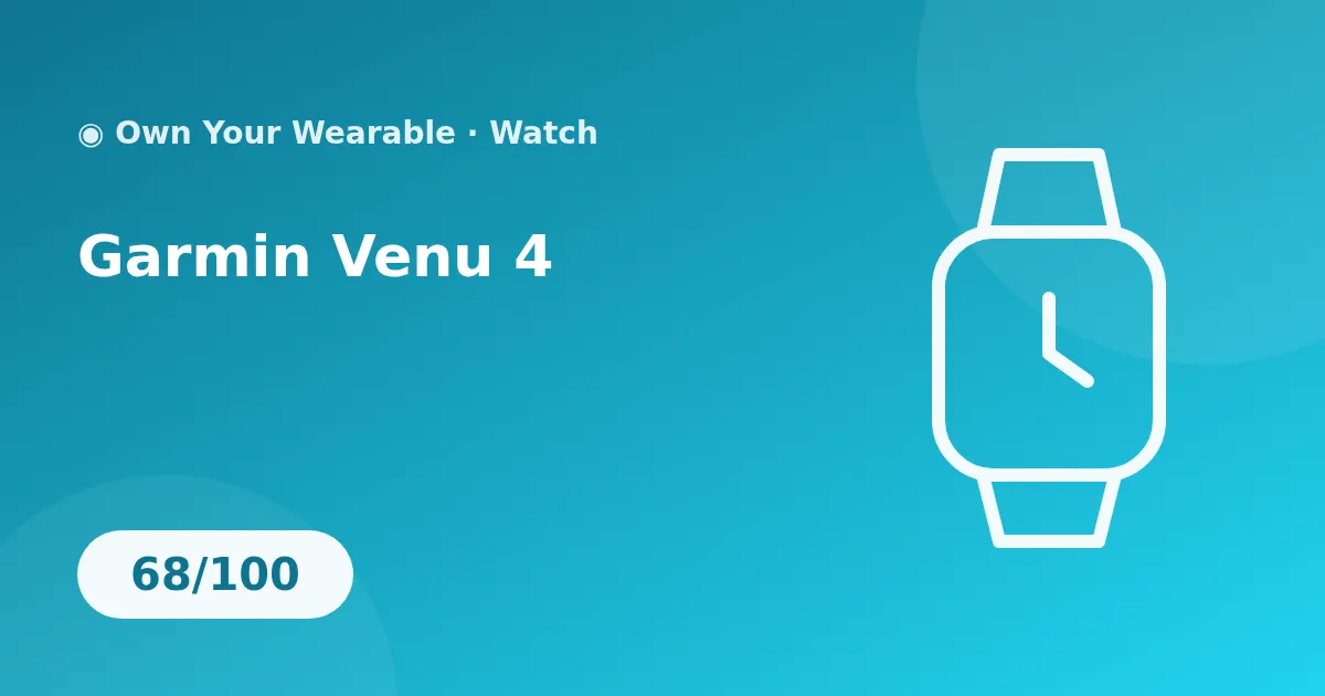 Garmin Venu 4 illustration