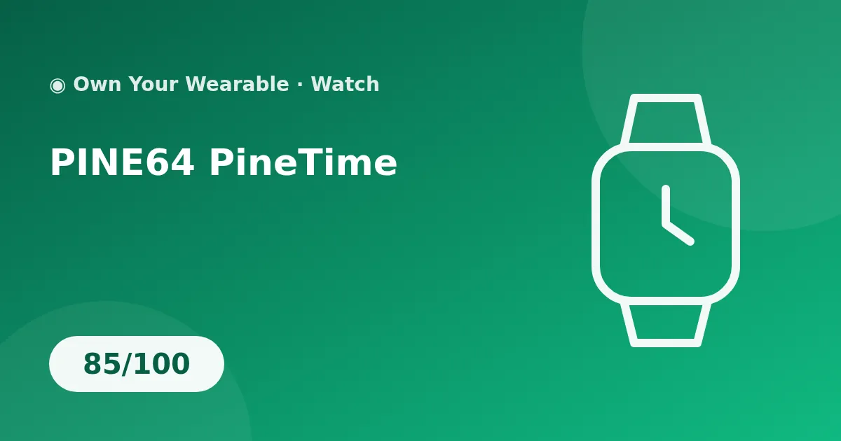 PINE64 PineTime illustration