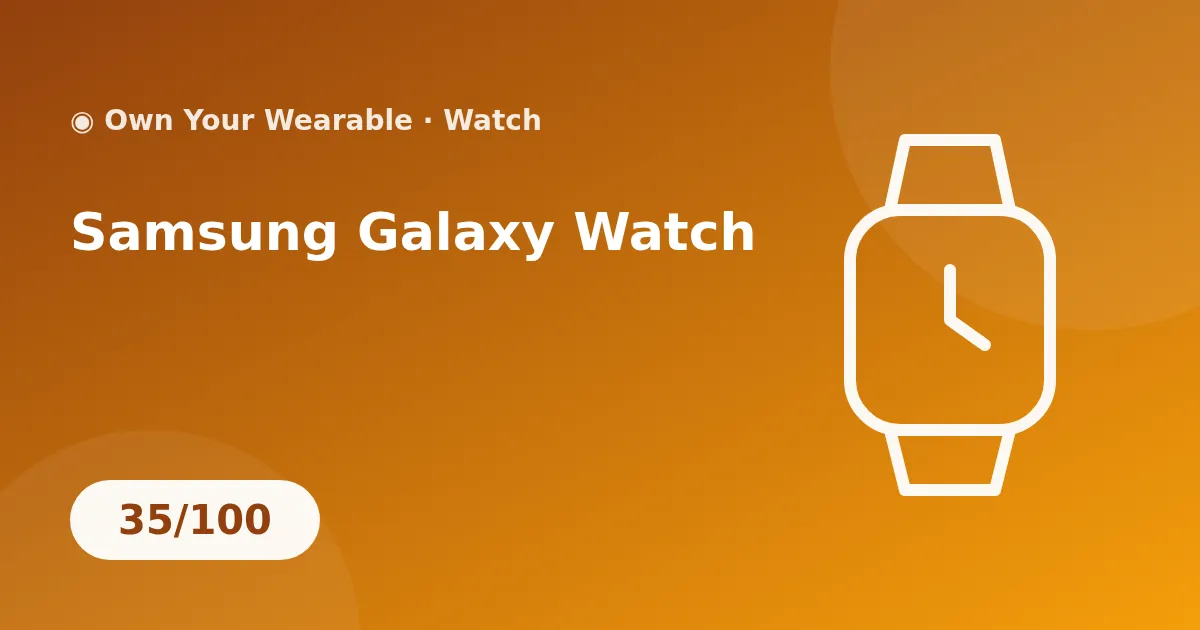 Samsung Galaxy Watch illustration